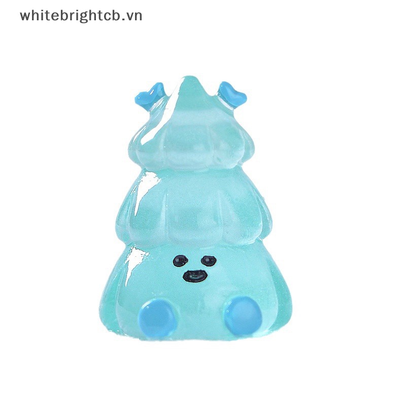 1 Mô Hình Cây Thông Giáng Sinh mini Bằng Nhựa resin Trang Trí Tiểu Cảnh