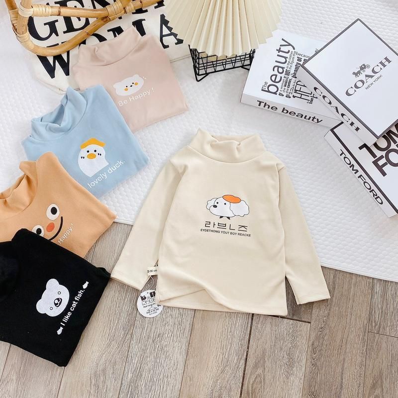 Áo dài tay zip lông giữ nhiệt họa tiết cho bé trai, bé gái size 6-16kg