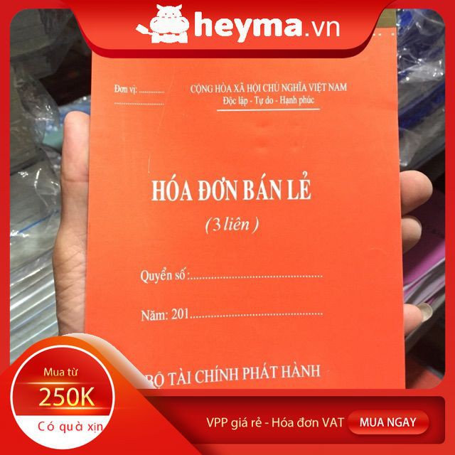 Hoá đơn bán lẻ A4/A5(1liên-2liên)