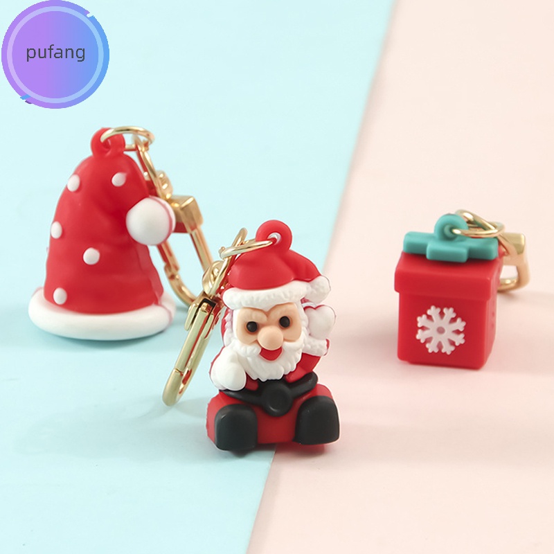 Pufang Móc Khóa Hình Ông Già Noel Găng Tay Dễ Thương vn