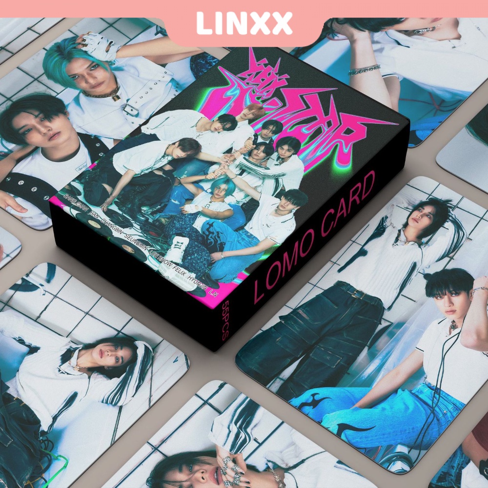Linxx Hộp 55 Tấm Ảnh lomo card Nhóm Nhạc rock star