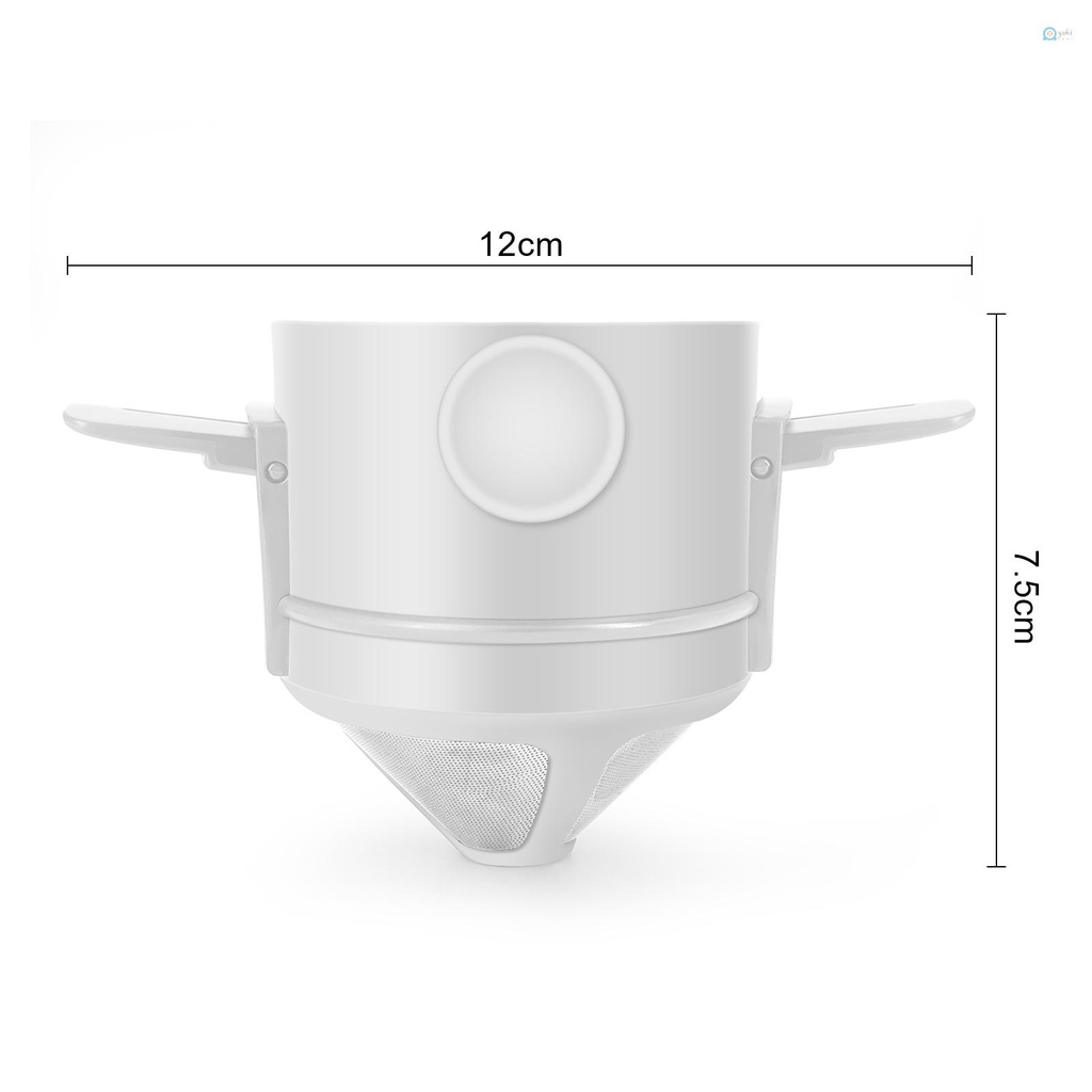 Máy Pha Cà Phê / Trà / Cà Phê Cầm Tay Có Thể Gập Lại Kèm Giá Đỡ Lọc Bằng Thép Không Gỉ