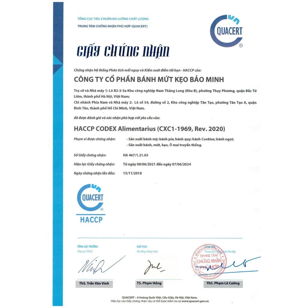 Bánh cốm Bảo Minh nhân đậu xanh thơm ngon đặc biệt 75gr