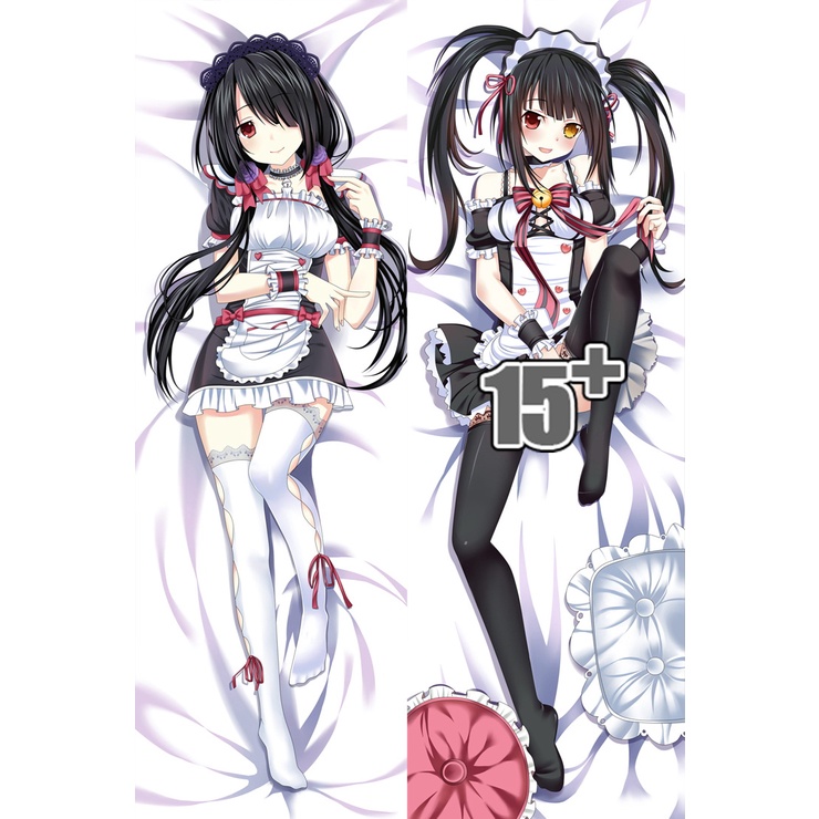 Vỏ Gối In Hình Nhân Vật Hoạt Hình anime date a live tokisaki Kuroli
