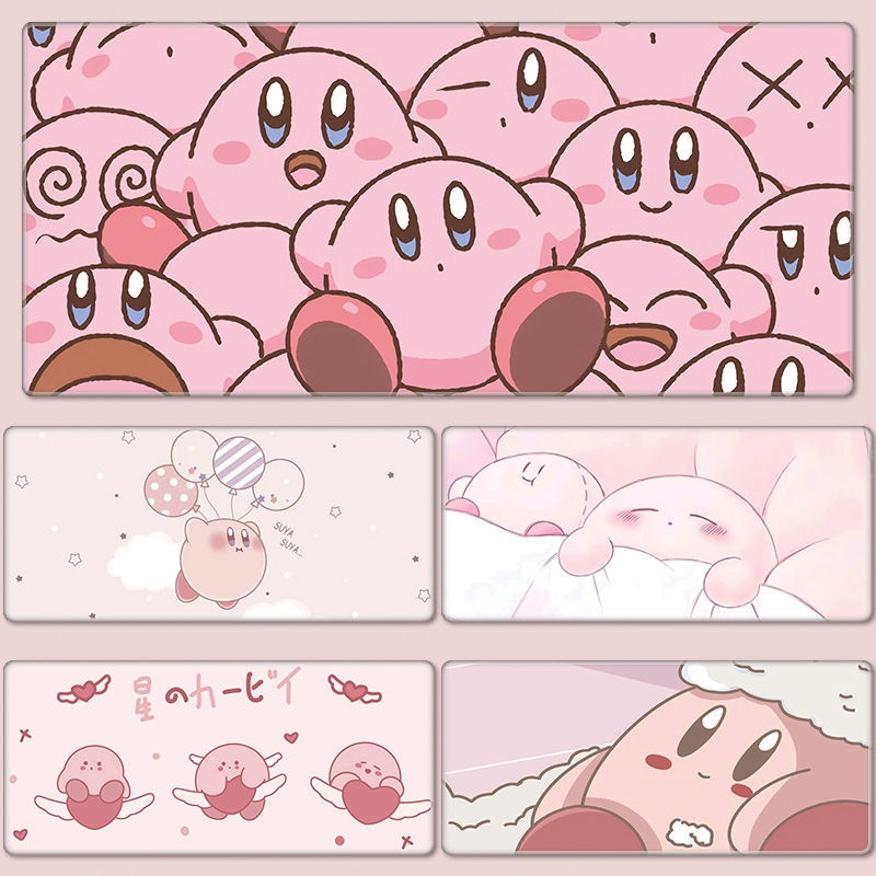 Mới Tấm Lót Chuột Và Bàn Phím Chơi game Hai Chiều In Hình Ngôi Sao kirby Dễ Thương Dành Cho Bé Trai Và Bé Gái