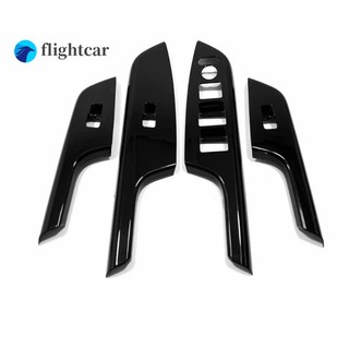 Khung viền bảng công tắc điều khiển nâng cửa sổ kính xe hơi bằng abs màu đen cho honda crv cr-v 2012 2013 2014 2015