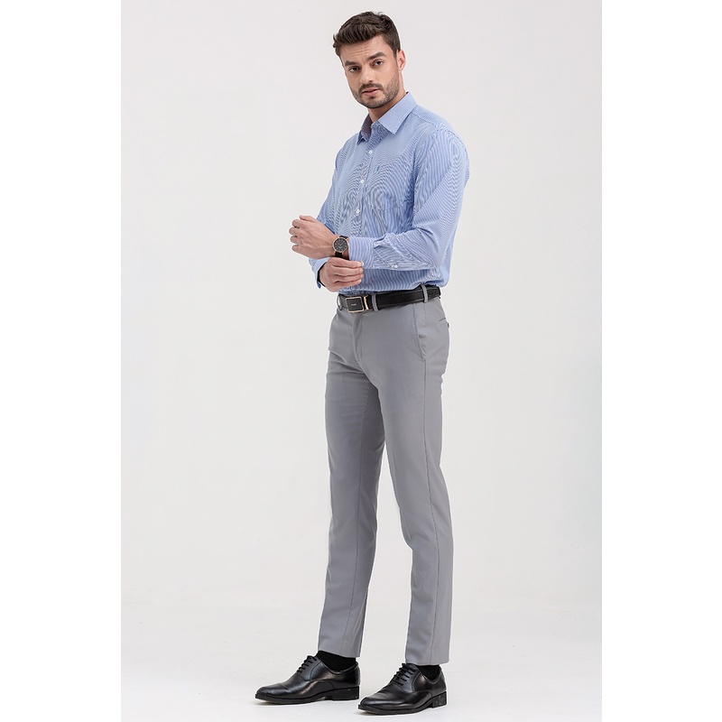 Áo sơ mi nam tay dài họa tiết kẻ sọc , thời thượng, lịch lãm, chỉn chu John Henry - WS21SS64C-LD