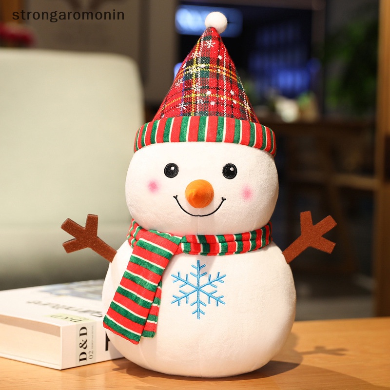 Búp Bê Nhồi Bông Hình Ông Già Noel Tuần Lộc Giáng Sinh Đáng Yêu Cho Bé Gái
