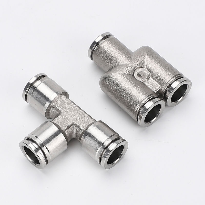 Khớp nối nhanh bằng thép không gỉ 304 PU/pg6/8/10/12 ống nối thẳng bán kính khác nhau phích cắm nhan