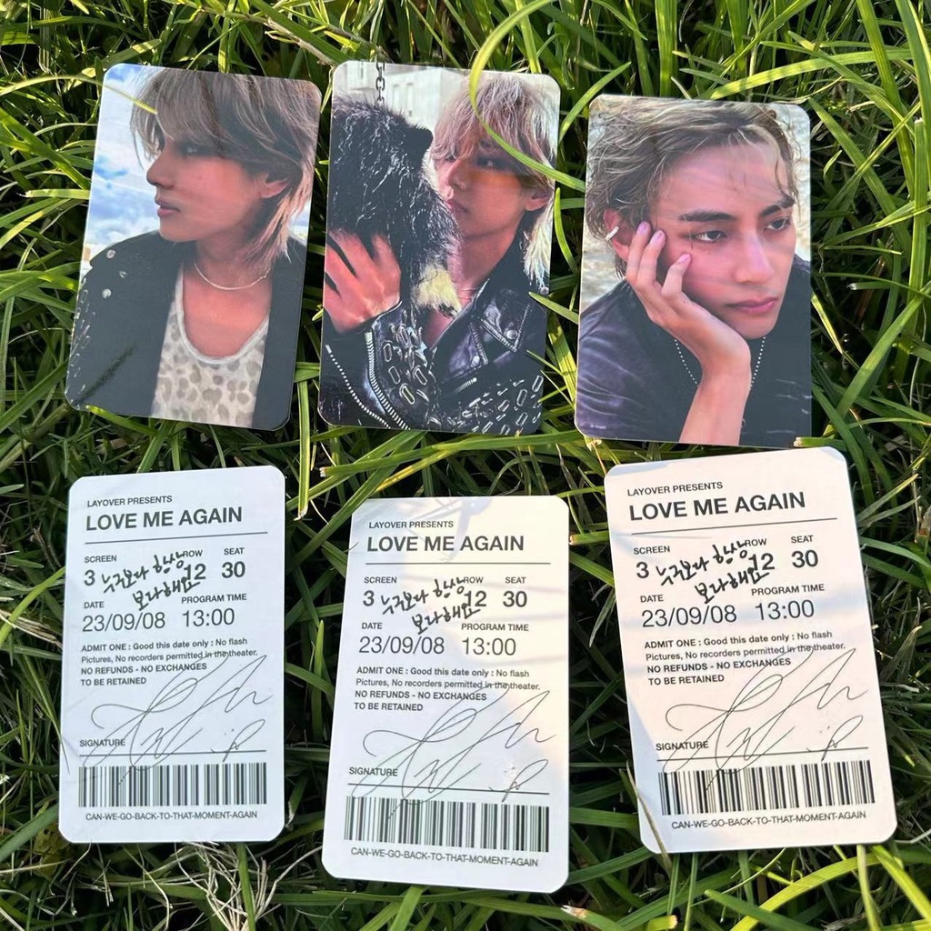 Set 2-7 Tấm Ảnh lomo Card j-hope v rm suga jin jin jk Bts bangtan boys