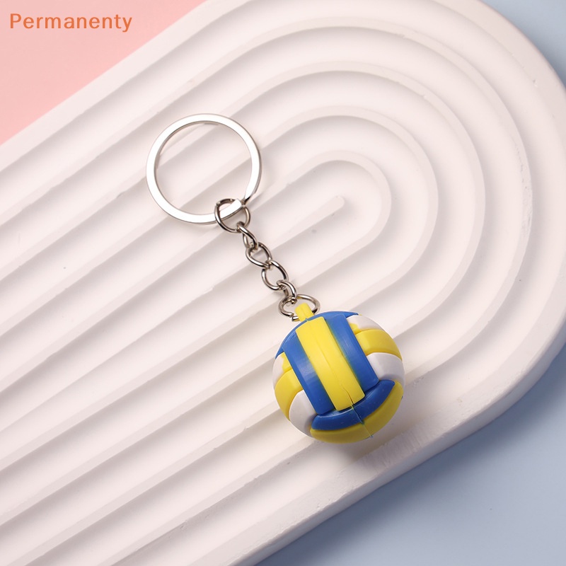 Móc Khóa pvc mini Hình Quả Bóng Chuyền / Bóng Đá / tennis / Bóng Đá Sáng Tạo