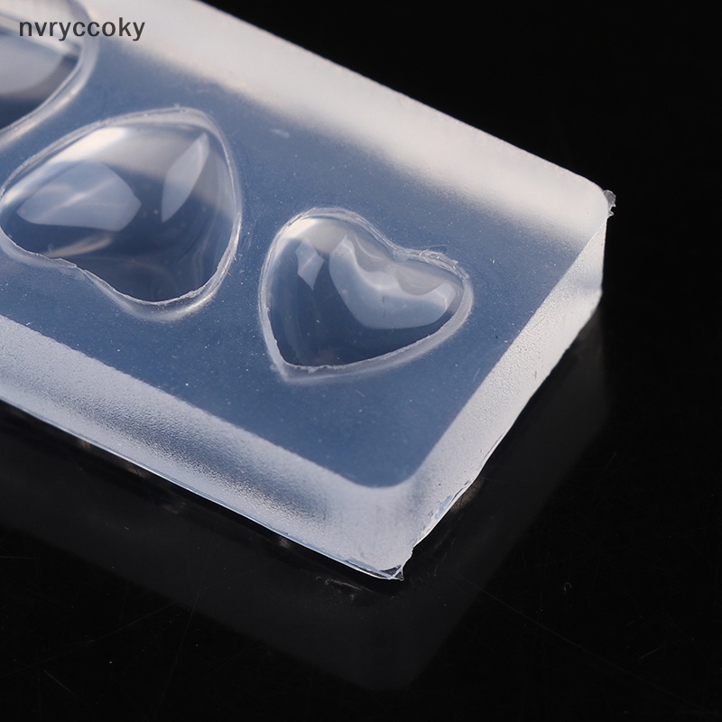 Khuôn silicone Chạm Khắc Móng Tay Hình Gấu / Bướm / Trái Tim 3d diy