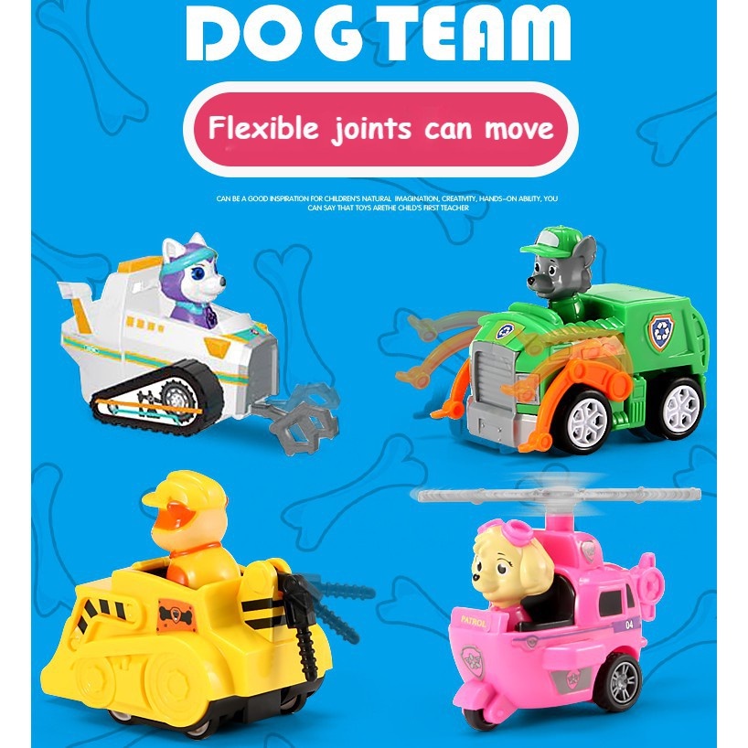 Paw patrol Bộ Mô Hình Đồ Chơi Chú Chó Cứu Hộ Xinh Xắn Cho Bé
