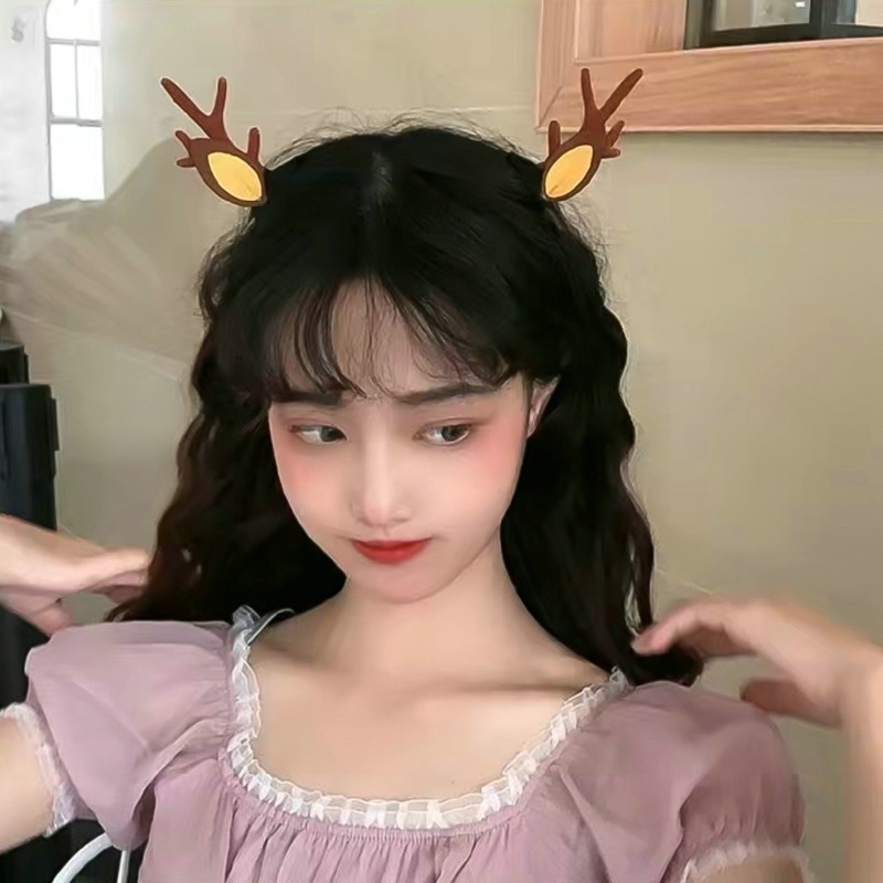 Kẹp Tóc Hình Sừng Hươu Dễ Thương Cho Bé