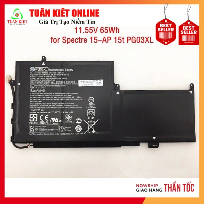 Pin Laptop HP Spectre X360 15 15-AP PG03XL Battery