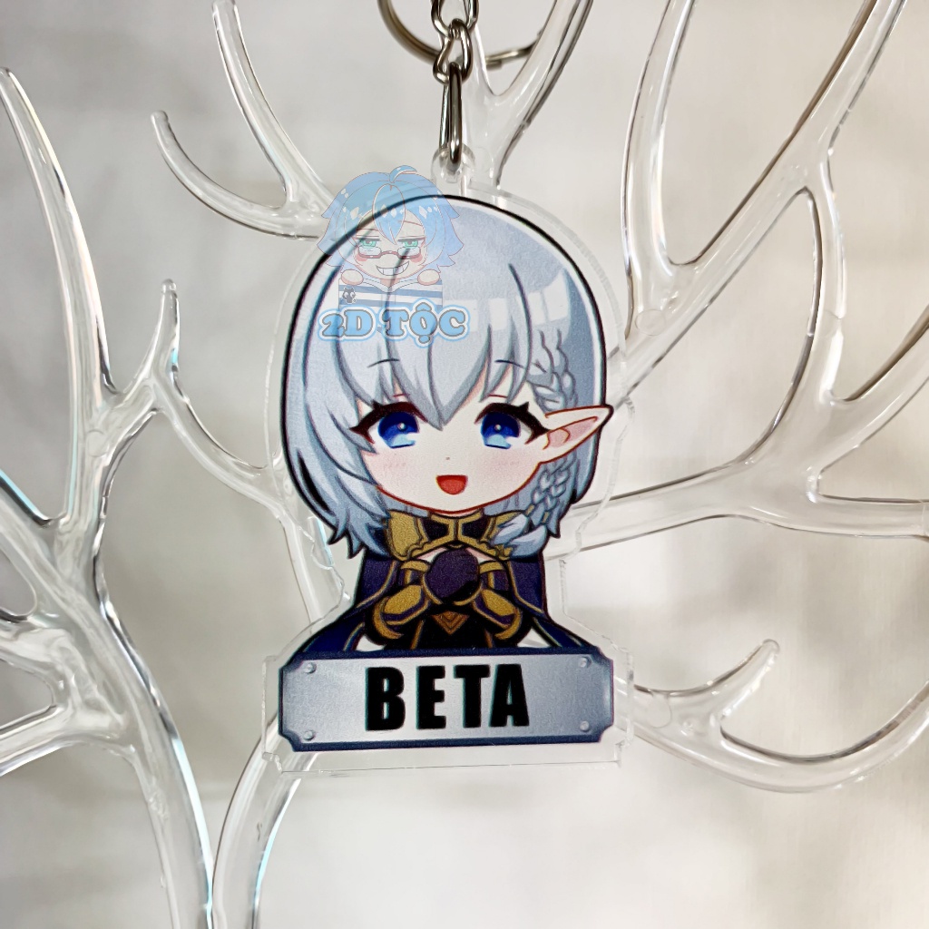 Móc Khóa Mica Trong suốt In 2 Mặt Sắc Nét Anime Manga Light novel Tao muốn trở thành chúa tể bóng tối 1– Phụ Kiện Anime