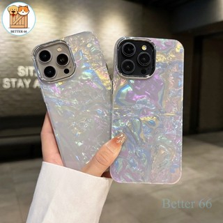 Ốp Điện Thoại Mềm Trong Suốt In Hình Cầu Vồng Màu laser Cho iphone 15 14 13 12 11 pro max xr xs max 7 8 plus