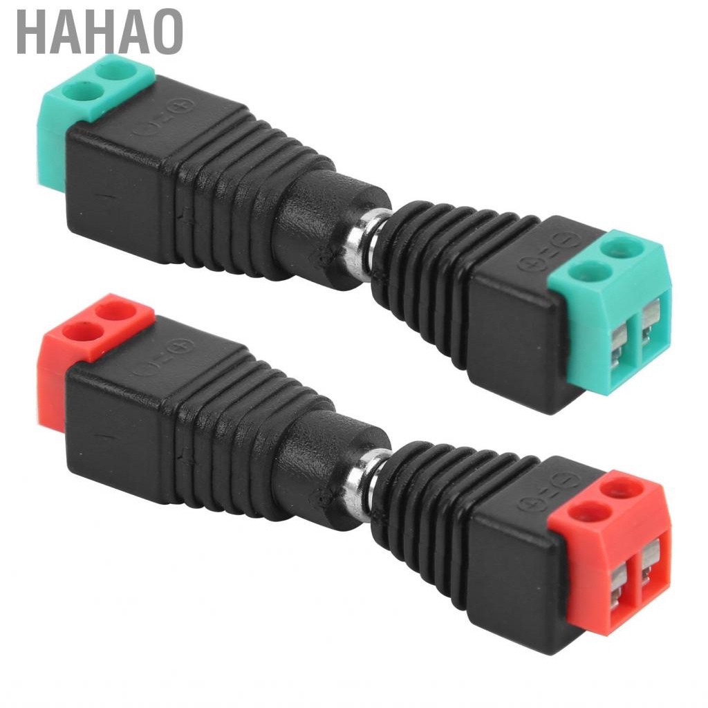 Hahao 5.5x2.1mm DC Power Connector No welding Male Female Adapters for converter