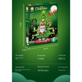 Fc6004 lego Cây Thông Giáng Sinh Lắp Ráp