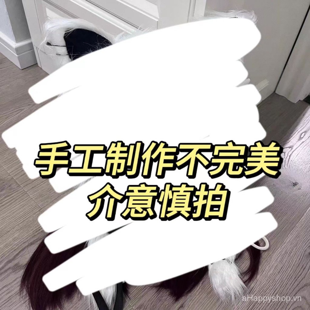 Mũ Trùm Đầu Ấm Áp Tai Mèo Dễ Thương y2k