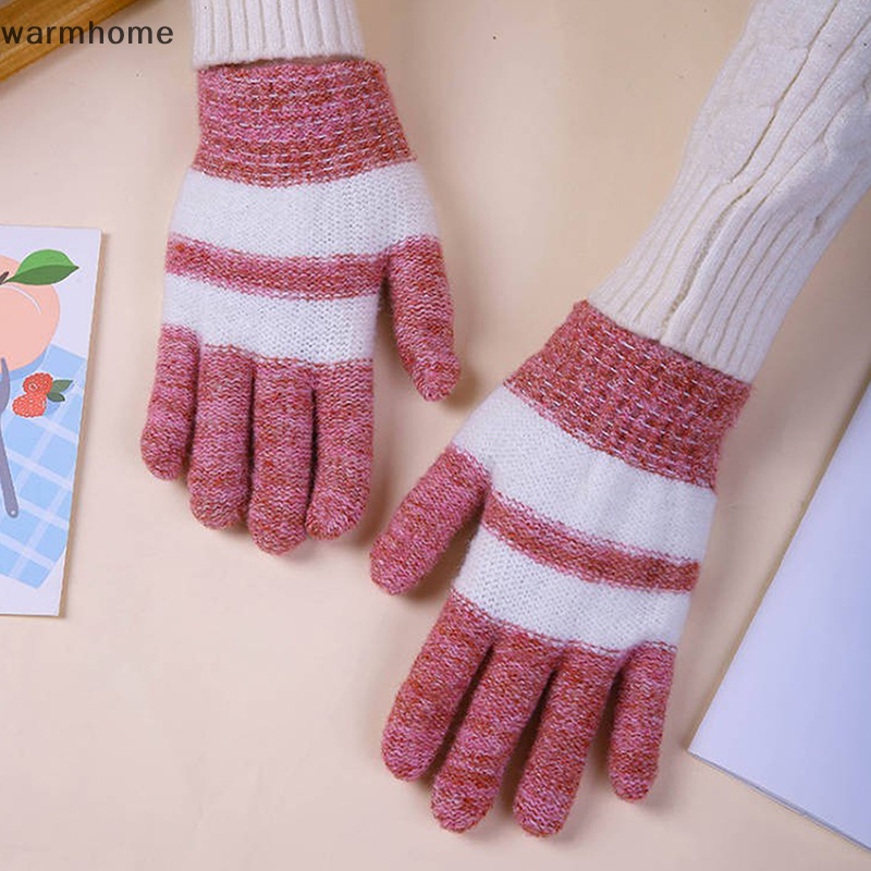 Găng Tay Len Giả Lông Cừu Giữ Ấm Mùa Đông Cho Nam Nữ