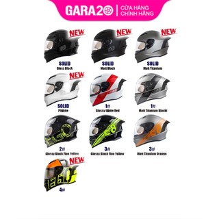 Mũ bảo hiểm fullface ego e-8 sv plus - gara20