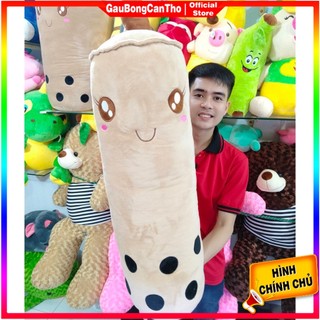 Gấu bông trà sữa gối ôm dài 1m
