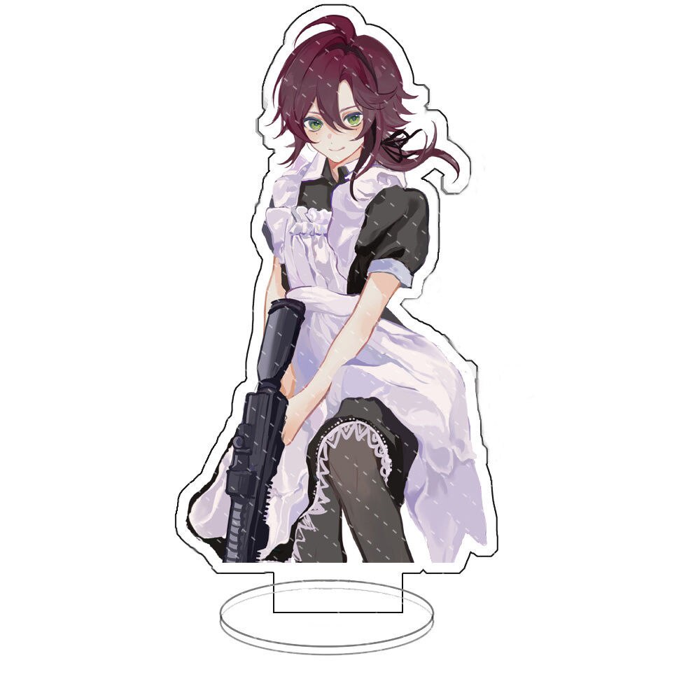 Mô hình Standee Genshin Impact Standing Anime Tighnari CYNO decor góc học tập để bàn làm việc cao 15cm