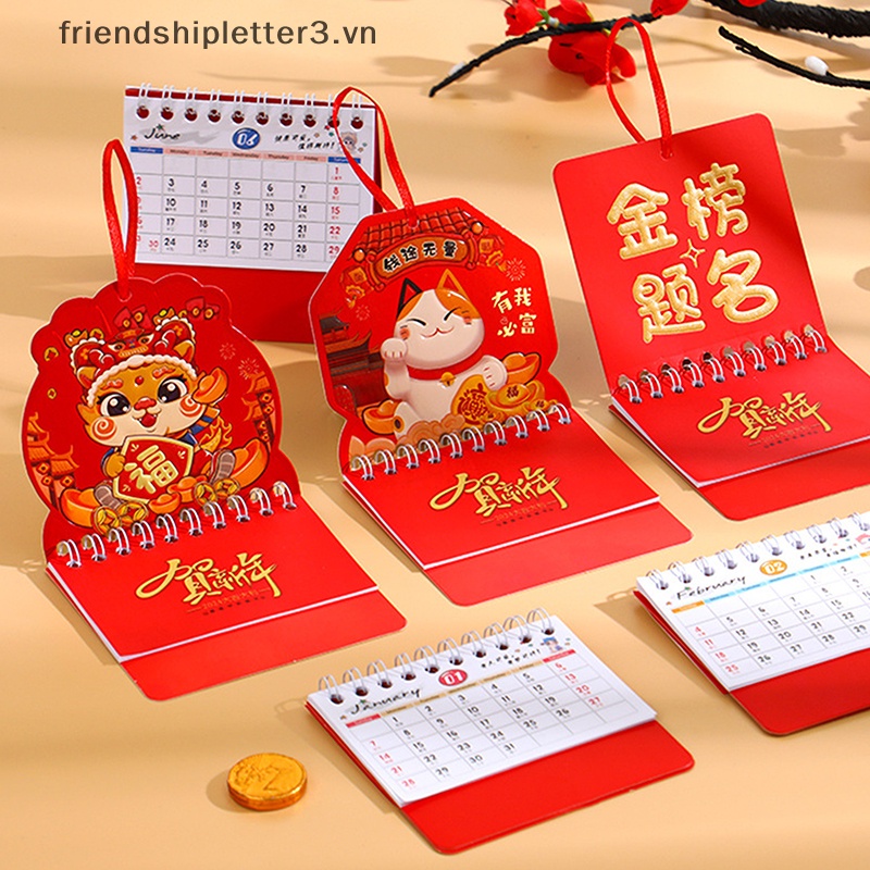 Lịch Năm Mới 2024 mini Để Bàn Trang Trí
