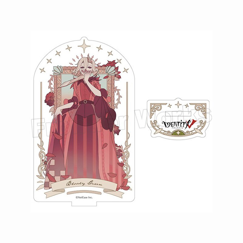 Mô hình Standee New Anime Identity V Cosplay Mercenary Embalmer Prospector Seer Prisoner in hình nhân vật 2 mặt rõ nét