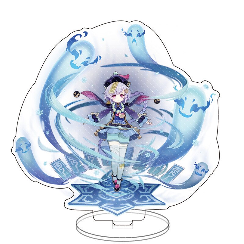 Mô hình Standee Newly Anime Genshin Impact Game Raiden Shogun Baal Sangonomiya Kokomi in hình nhân vật 2 mặt rõ nét 1