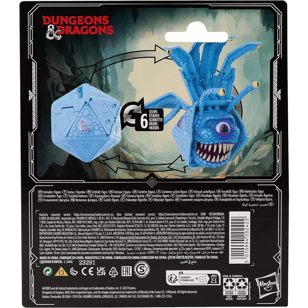 Mô hình Hasbro 🐉 Dungeons & Dragons Dicelings 3.5-inch 🐉 Comic - Blue Beholder