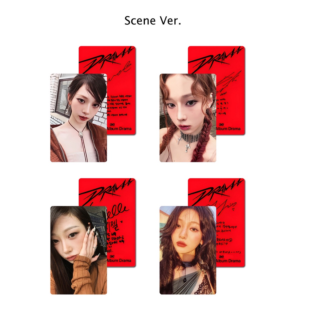 Album Ảnh Nhóm Nhạc kpop aespa 4th Thẻ