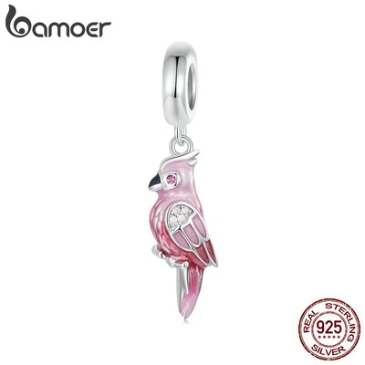Bamoer Mặt Dây Chuyền Hình Con Vẹt Bằng Bạc 925