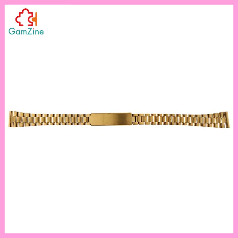 Dây Đồng Hồ Thay Thế Bằng Thép Không Gỉ Mạ Vàng 12mm lzdxwcke2 Dành Cho Nam