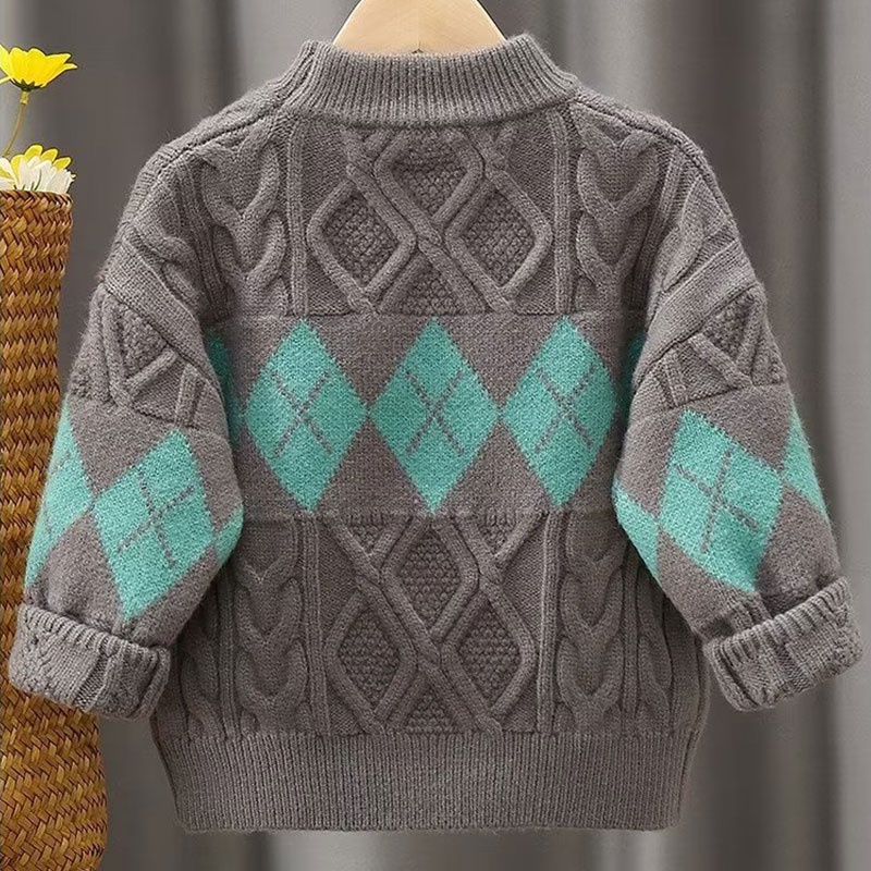Áo sweater Dệt Kim Phong Cách Hàn Quốc Thời Trang Thu Đông Cho Nam