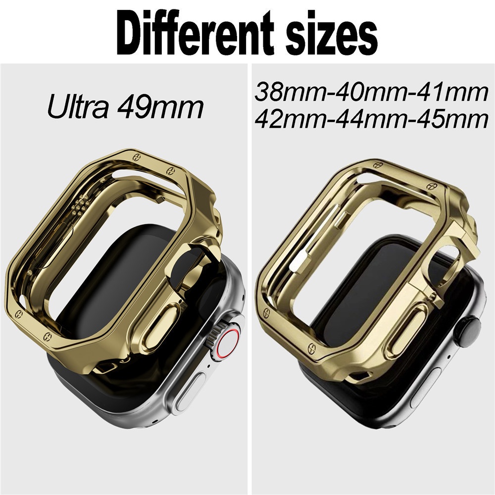 Ốp Khung tpu Mềm Bảo Vệ Đồng Hồ apple watch ultra 2 49mm iwatch series 9 8 7 se 6 41mm 45mm 44mm