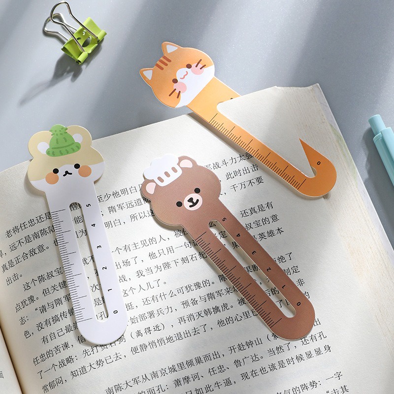 Bộ 50 Giá Đỡ Sách Giấy Vẽ Hình Động Vật Dễ Thương Sáng Tạo