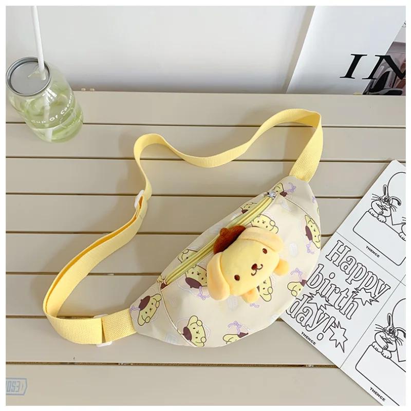 Sanrio Túi Đeo Chéo Ngực Họa Tiết Hoạt Hình Phong Cách Giáng Sinh Cho Bé