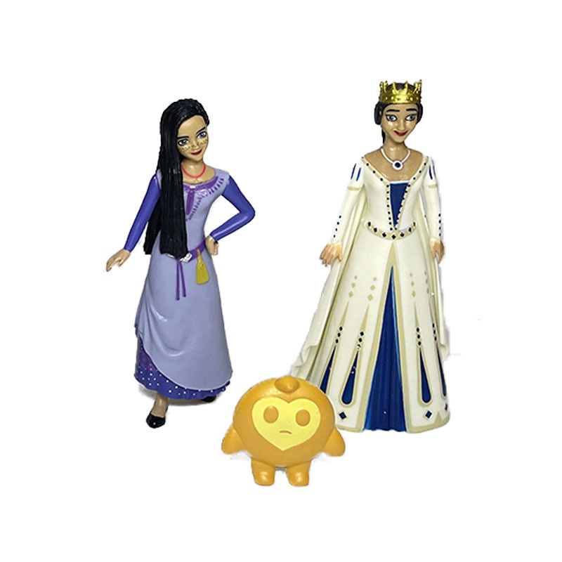 Ere1 Bộ 6 Mô Hình Búp Bê amaya Phim Hoạt Hình disney the wish action Làm Quà Tặng Cho Bé