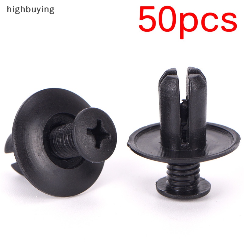 FENDER 50 Đinh Tán Nhựa 8mm Chất Lượng Cao Cho Xe Hơi Mới