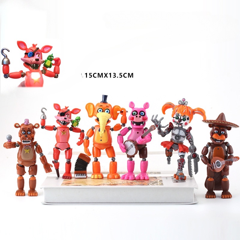 Fnaf Mô Hình Nhân Vật bonnie foxy Trong game freddy fredbear