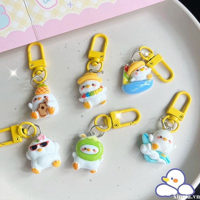 🌺🌺Móc Chìa Khóa Hình Vịt Xinh Xắn Dễ Thương Mới
