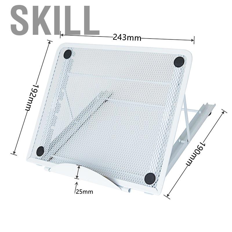 Skill Tablet Stand Laptop Holder Firm Support Heat Dissipation Adjustable for Home Office