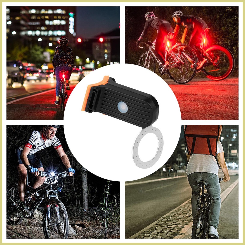 Đèn Phanh Xe Đạp 3 Chế Độ Sáng Hình Trái Tim Sử Dụng Pin aseavn aseavn