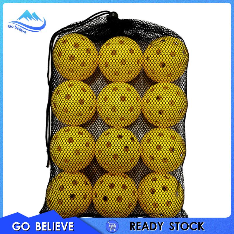 Set 12 Trái Bóng pickleball Tiêu Chuẩn Phụ Kiện Cho Trò Chơi Giải Trí Ngoài Trời