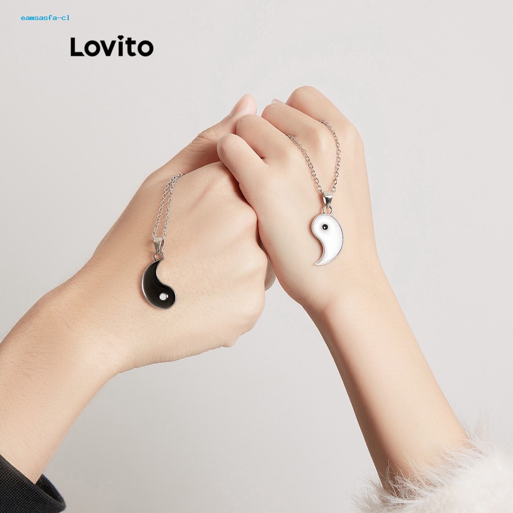 2 Dây Chuyền Mặt Âm Dương / Bạc Cho Cặp Đôi l46ad001