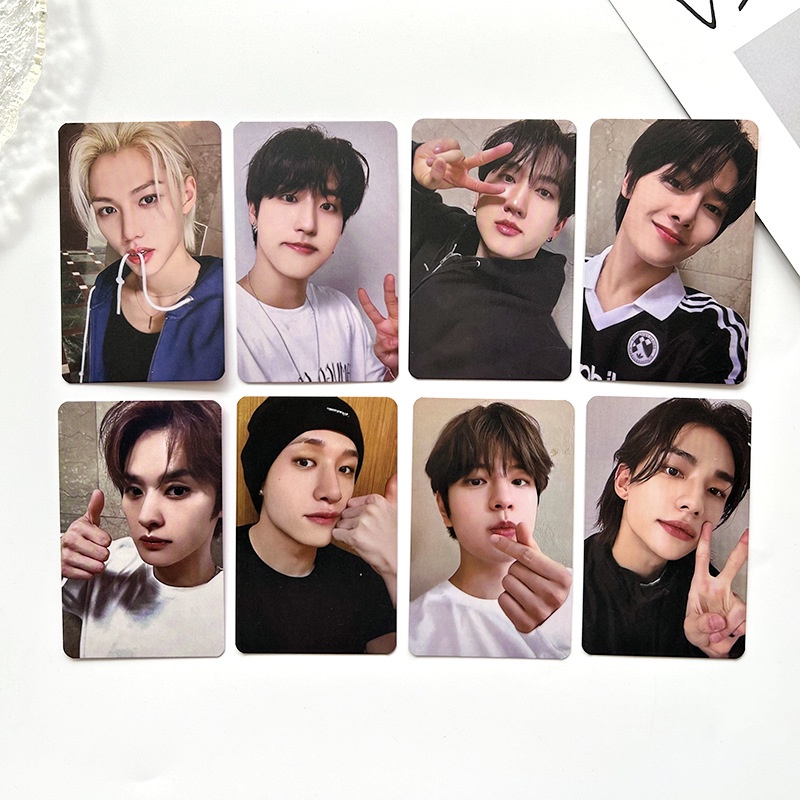 Bộ Thẻ Bài mini In Hình Các Thành Viên Nhóm Nhạc kpop stray kids