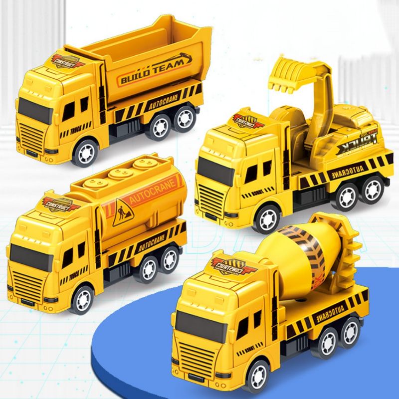 Đồ Chơi Oto Xe Tải, Xe Máy Xúc Cho Bé