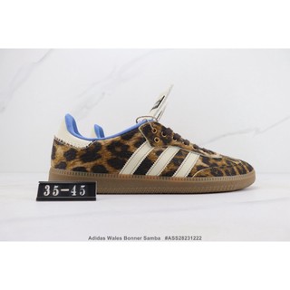 Giày adidas wales bonner samba da bò in họa tiết da báo kiểu retro cá tính cỡ 35-45